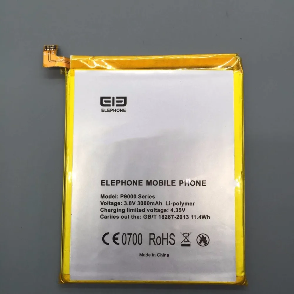 Для Elephone P9000 P9000 Lite 3000 мАч Батарея для Elephone P9000 P9000 Lite смарт-мобильный телефон