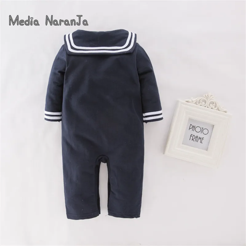 Детский костюм моряка комбинезон с якорем костюмы военно-морского флота для