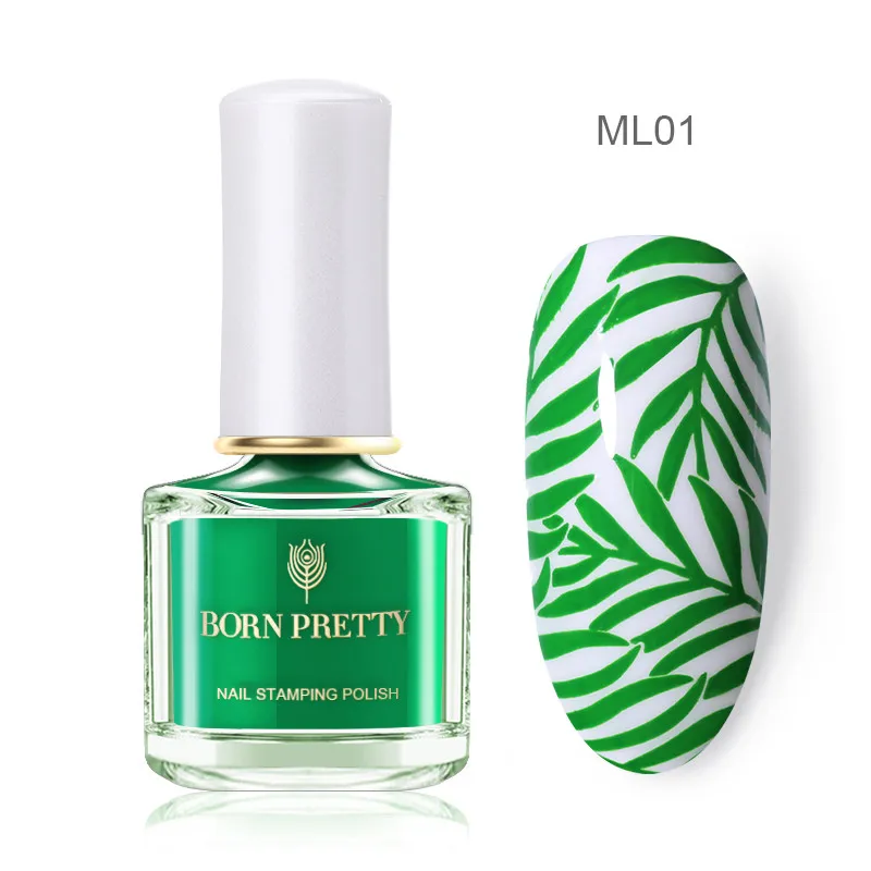 BP-ML01 BORN PRETTY 6 мл неоновые, флюоресцентные штамповки для ногтей зеленый желтый маникюр Лак для ногтей печать конфетный лак для ногтей - Color: BP-ML01
