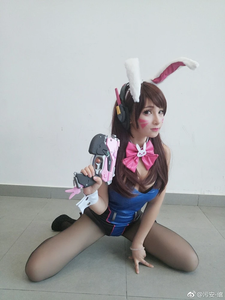 Изготовленный На Заказ Купальник для девочки из игры OW D.VA Rabbit костюм косплея боди