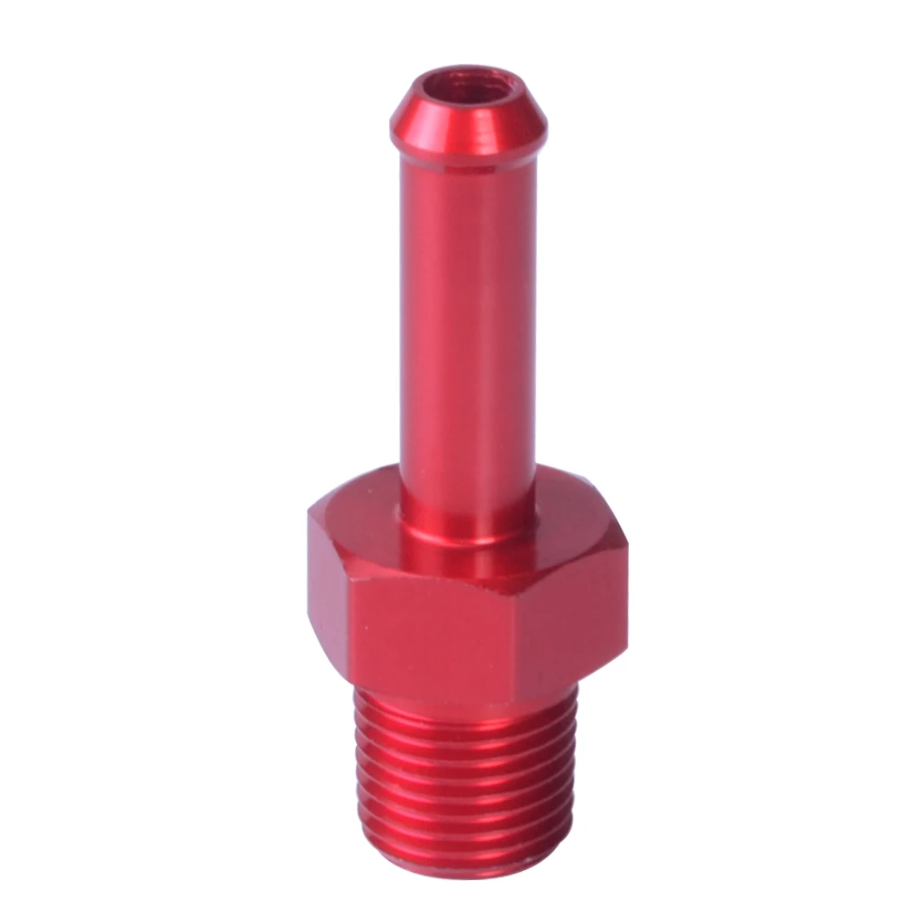 SPEEDWOW 1/4 &quotNPT Мужской прямой до 3/8&quot шланговый сосок с алюминиевым анодированием