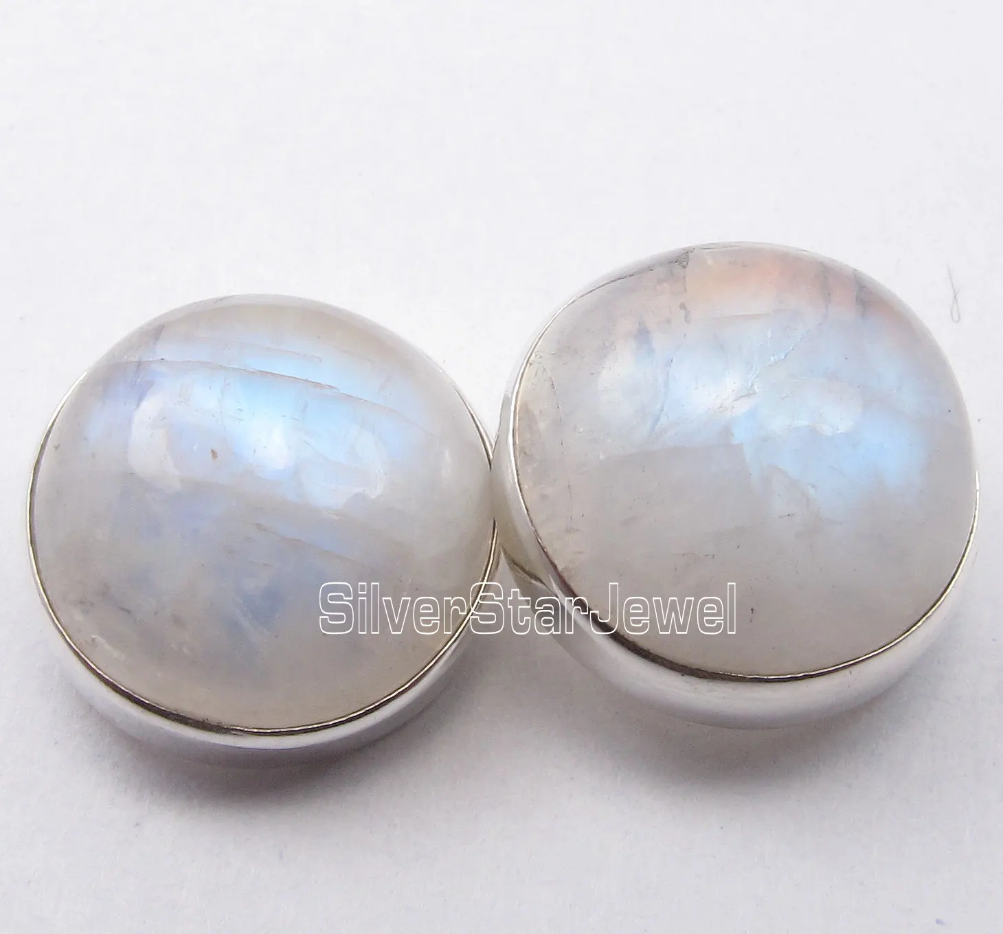 Женские серьги с лунным камнем 3 см|Серьги-подвески| |