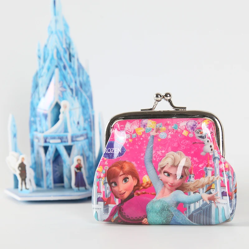 1 шт. мини-Кошельки для монет disney Frozen, кошелек для детей, Детский кошелек, подарки на день рождения, подарки для девочек, индивидуальный подарок