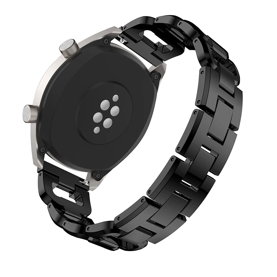 S3 роскошный браслет из нержавеющей стали со стразами для Samsung Galaxy Watch 46 мм Смарт