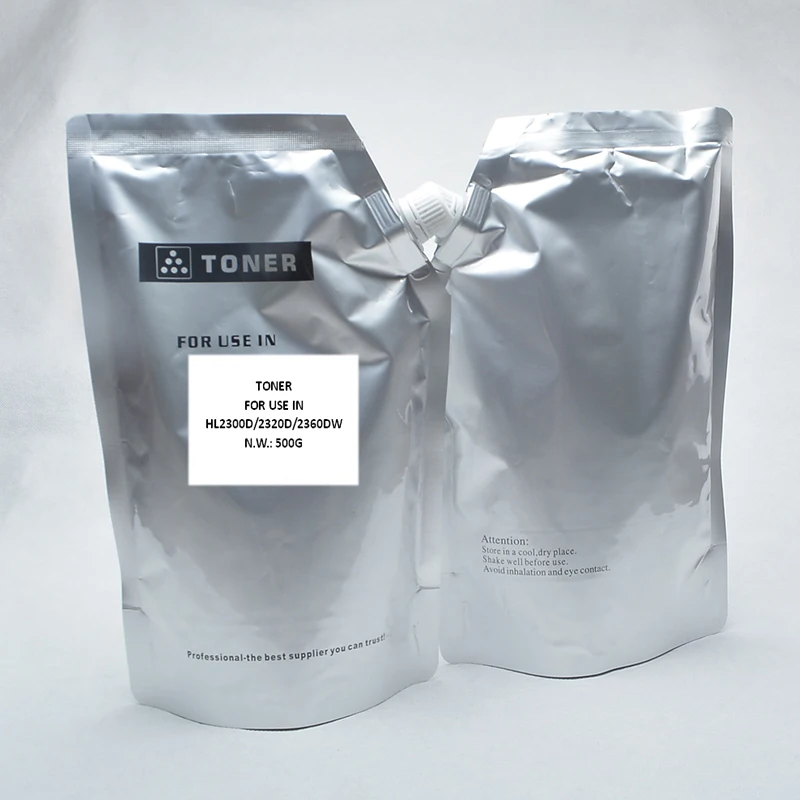 Распродажа универсальный Заправляемый черный тонер 500 грамм/пакет с