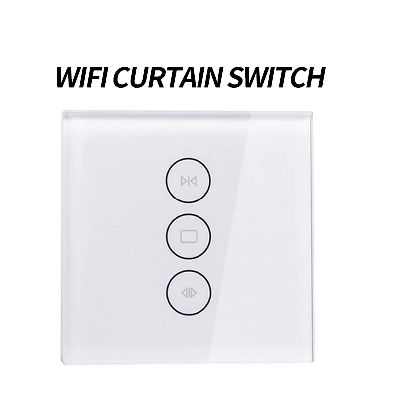 ЕС Wifi сенсорный занавес переключатель настенный переключатель Голосовое управление от Alexa/Google phone управление для электрического занавес мотор умный дом
