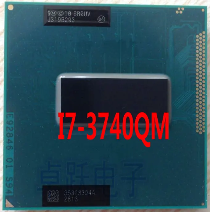 Оригинальный процессор Intel core I7 3740QM SR0UV 2 7G 3 6M Поддержка платы HM77|intel core|processor