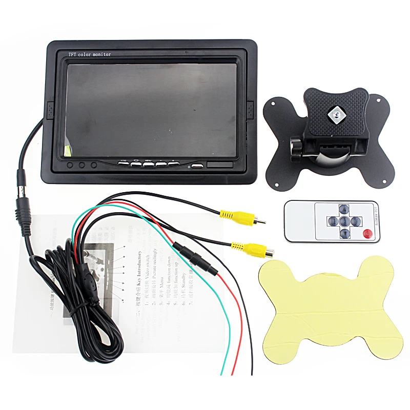 Car Monitor 7 inch Headrest for Rearview Camera IR Remote Control | Автомобили и мотоциклы
