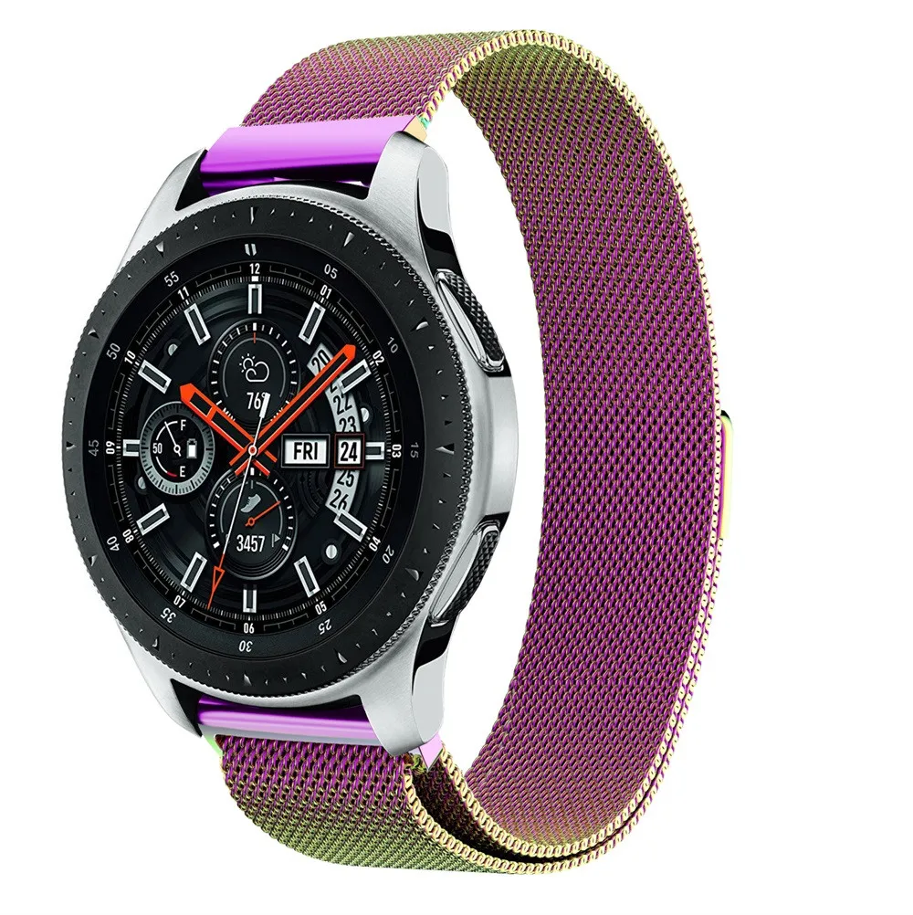Миланская Магнитная Петля из нержавеющей стали ремешок для часов Samsung Galaxy Watch 46 мм