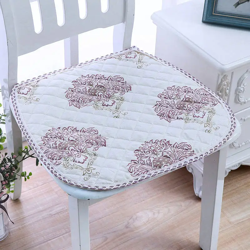 fuguihuashuzi Подушка для стула Нескользящая супер мягкая подушка для стула Decoratif Пастораль для всех сезонов подушка для сиденья может быть зафиксирована на стуле Coussins - Цвет: fuguihuashuzi
