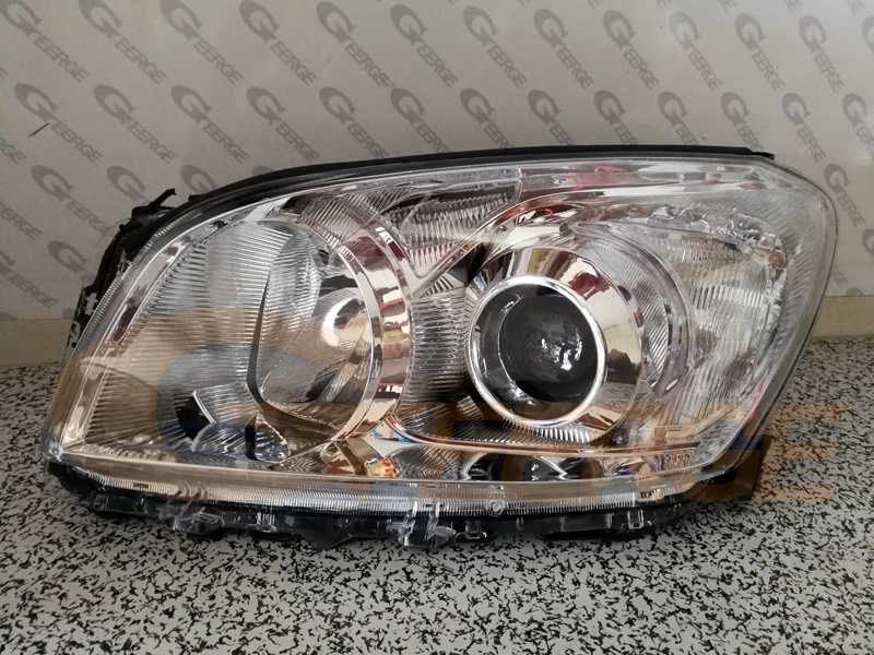 Для Toyota RAV4 2009 2010 2011 2012 проектор фары отличное Ультра яркое освещение CCFL ангельские глазки комплект Halo Кольцо