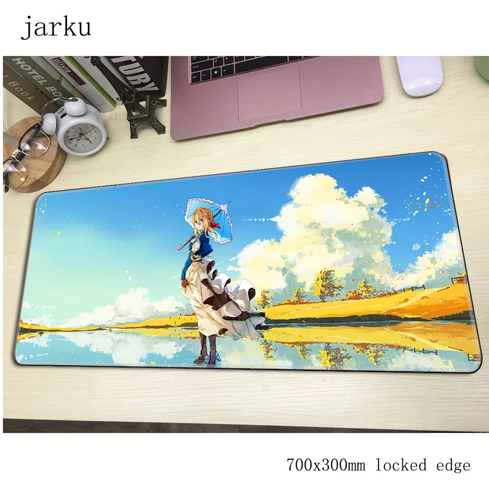 Violet evergarden коврик для мыши геймер 700x300 мм notbook большой игровой большая