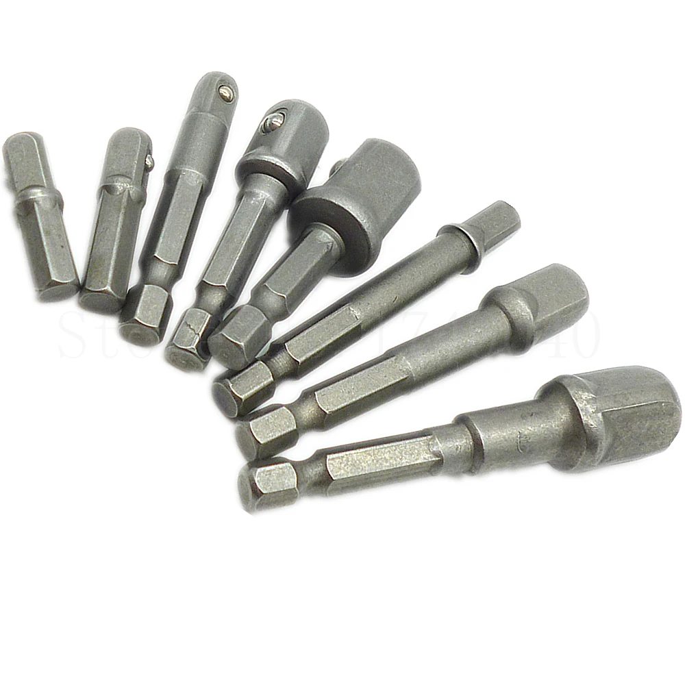 1/4 &quotшестигранный хвостовик до 1/4&quot 3/8 &quot1/2&quot переходник для бит гайка с