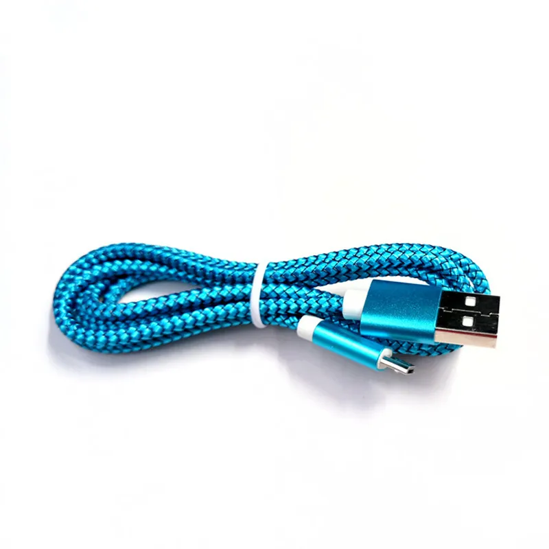 Blue 0,5 м/1 м/2 м/3 м usb кабель для samsung Tyoe C iphone кабель X 8 7 6 plus 6s ipad Быстрая Зарядка Кабели для мобильного телефона зарядное устройство Шнур данных - Тип штекера: Blue
