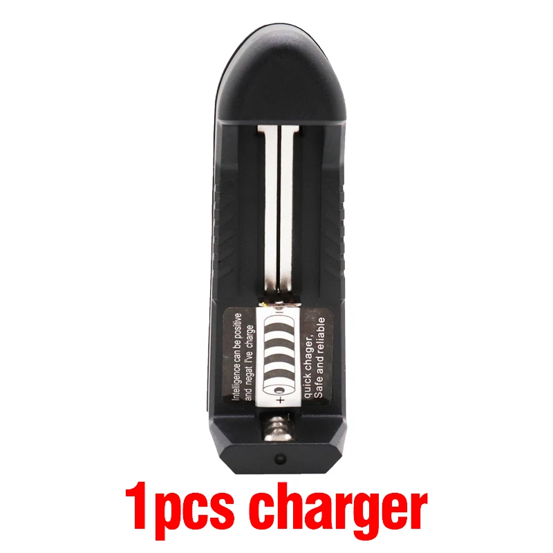 1pcs charger Аккумулятор для Panasonic 26650A 3,7 V 5000 mAh высокой емкости 26650 литий-ионные аккумуляторы - Цвет: 1pcs charger