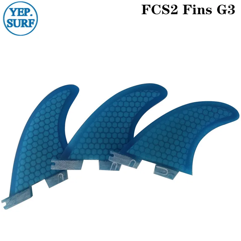 Плавники для серфинга 2 S синие сотовые плавники трехслойные - Цена: 3040.05