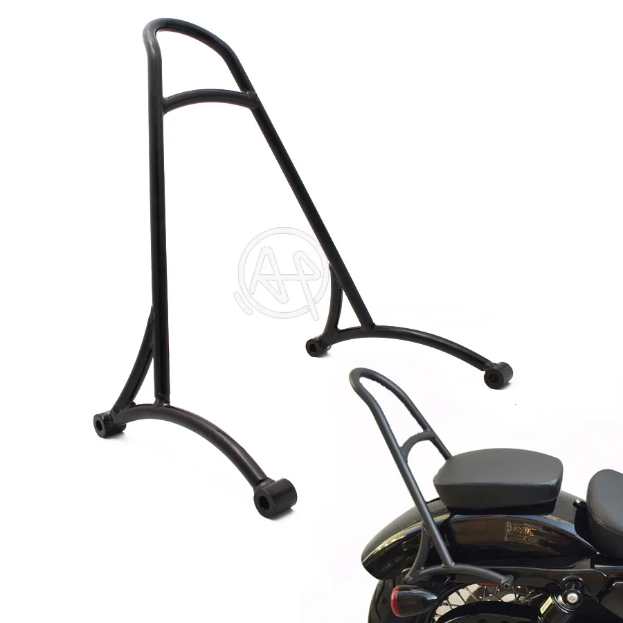 Мотоциклетная Черная Стальная Задняя панель для Harley Sportster XL 883 1200 48 Iron 1985