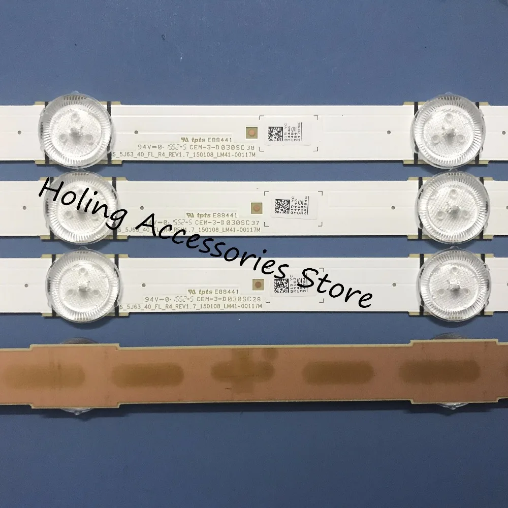 Новинка 100% Светодиодная лента для подсветки 813 мм 9 светодиодов SamSung Un40j6500 UE40J6370 40