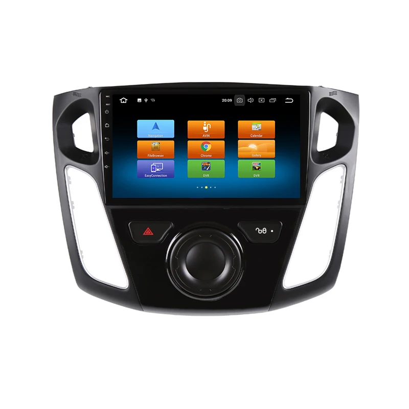 Автомобильный DVD плеер Lenvio 4 Гб ОЗУ 32 ПЗУ 8 ядер Android 9 0 GPS навигация для Ford Focus 3 2012 2013