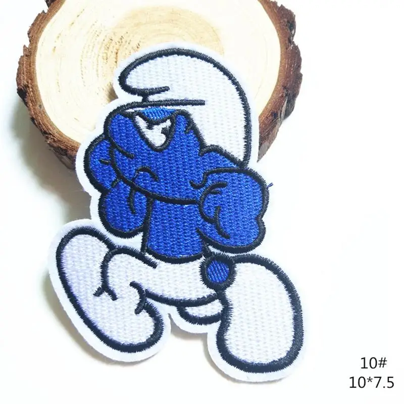 10 шт./компл. Вышивка Патчи мультфильм перья глаза узор железа на патч Жетоны шить