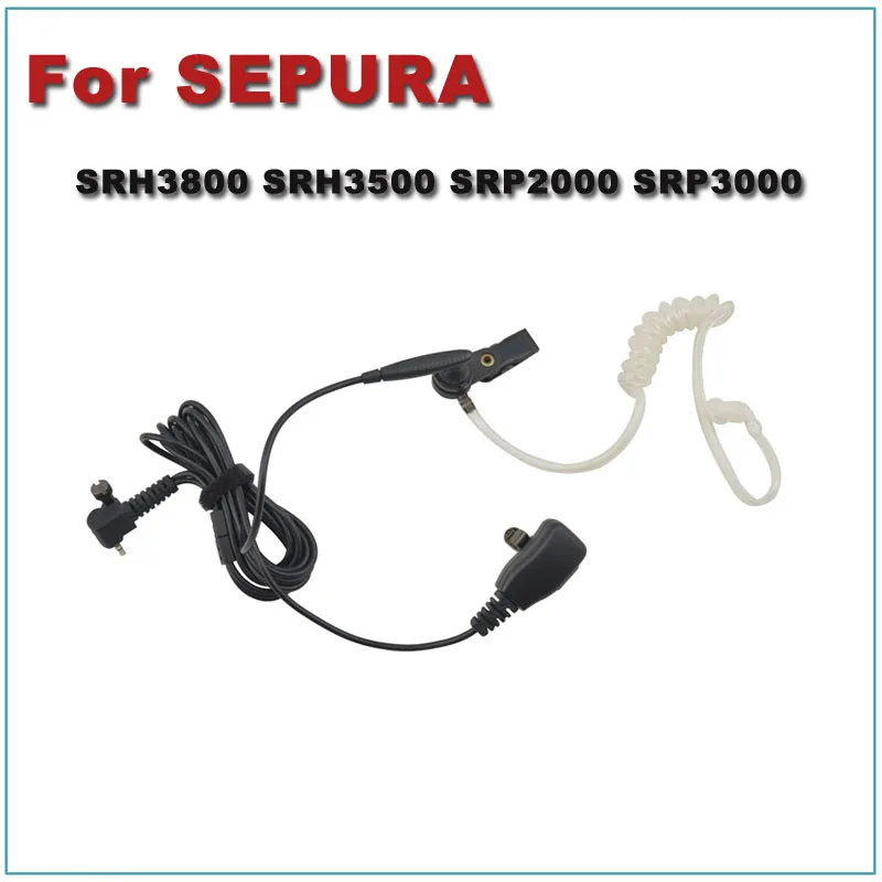 Воздушный трубчатый наушник с микрофоном PTT для Walkie Talkie Sepura SRH3800 SRH3500 SRP3000 SRP2000|headset