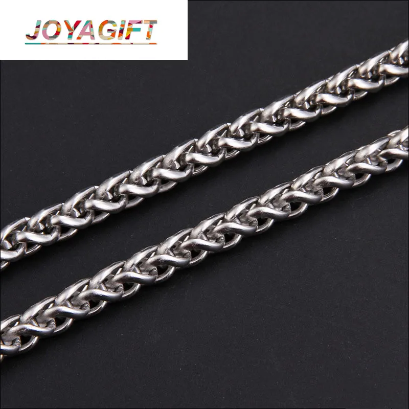 Подарок JOYA классическое Трендовое ожерелье 8 х51см посеребренное геометрическое
