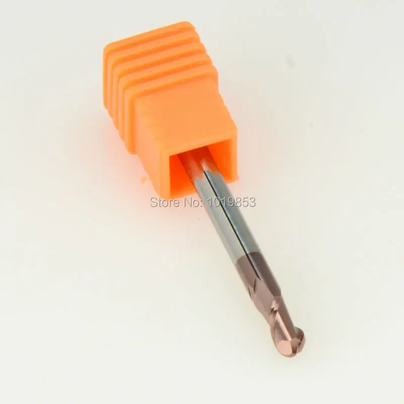 5pcs SLONS S300-R2x4x50L HRC55 milling cutter tungsten solid carbide BALL NOSE end mill for steel or copper | Инструменты