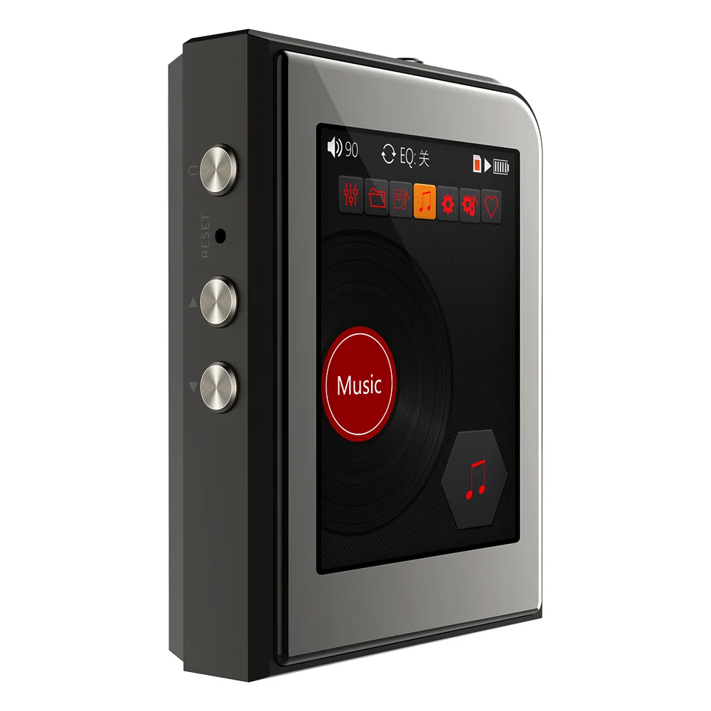 Цифровой MP3 музыкальный плеер RUIZU A50, профессиональный HiFi аудио плеер без потерь, 2,0 дюймов, экран HD, встроенный аккумулятор 800 мАч