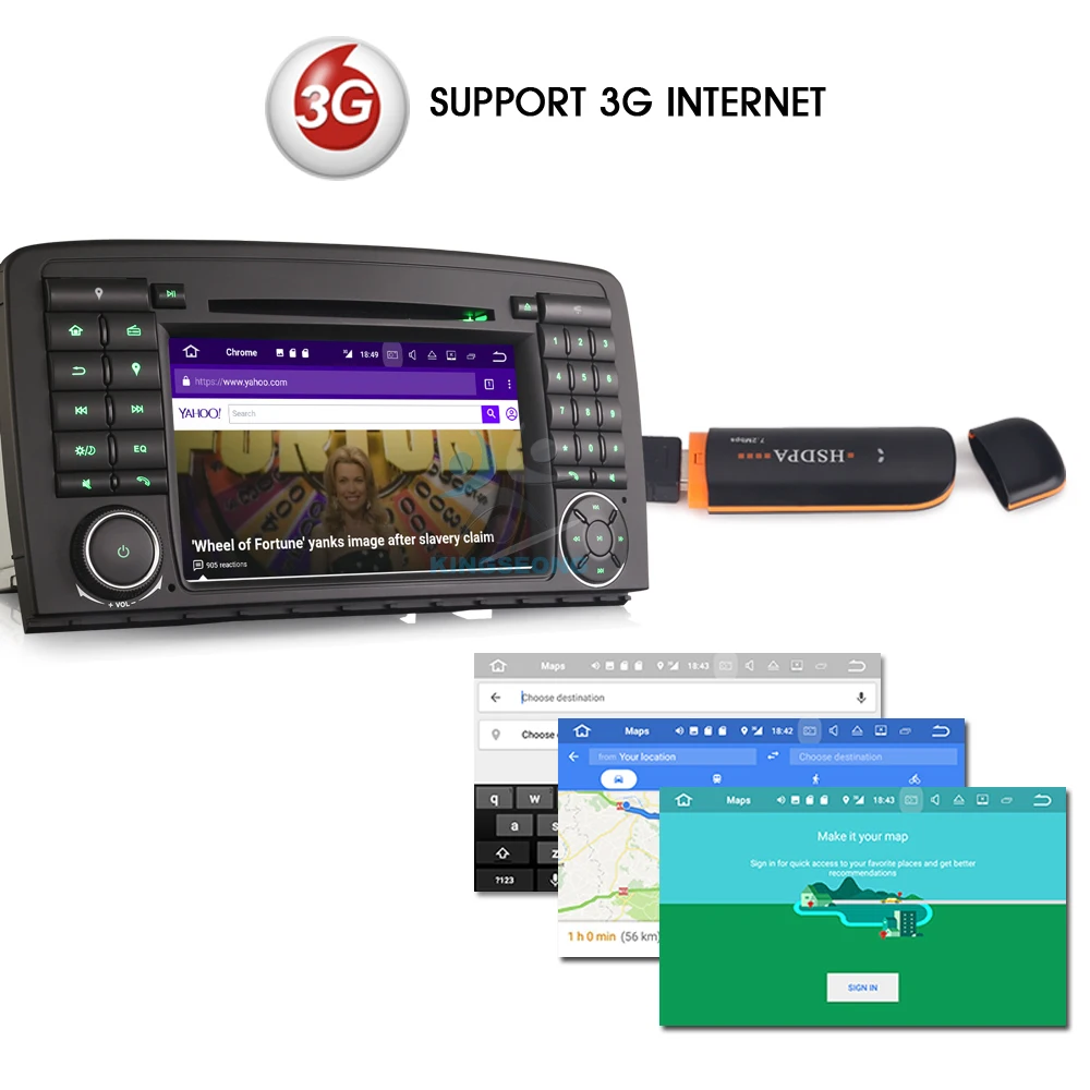 Android 7.1 автомобиль GPS навигации для Mercedes Benz R Class W251 R280 R300 r320 R350 R500 R63 AMG стерео dab + CD DVD