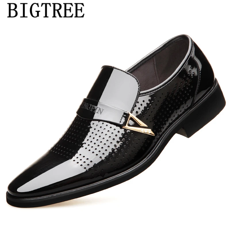 Мужские модельные туфли кожаная деловая обувь свадебные мужские летние zapatos de