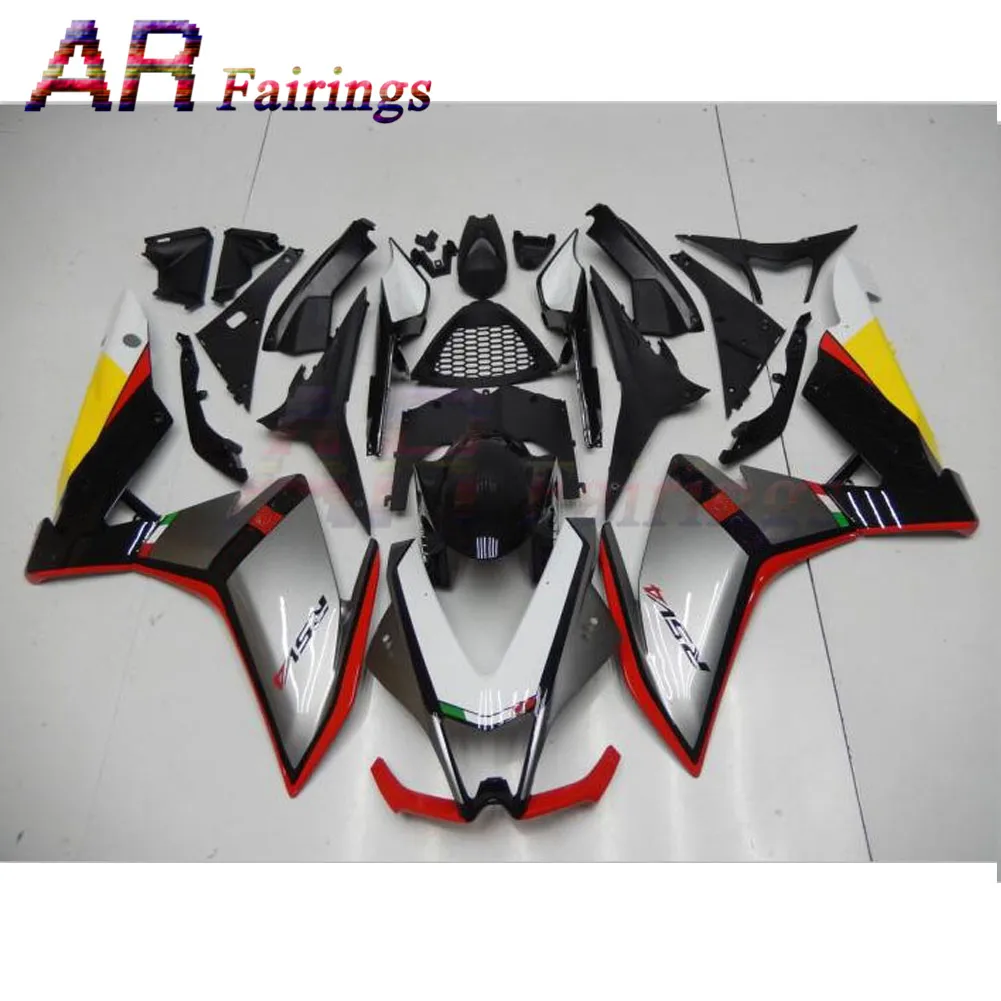 09-15 для Aprilia RSV 1000 RSV4 RSV1000 мотоцикл кузов литья под давлением обтекатель комплект обтекатели ABS пластиковый корпус 2009
