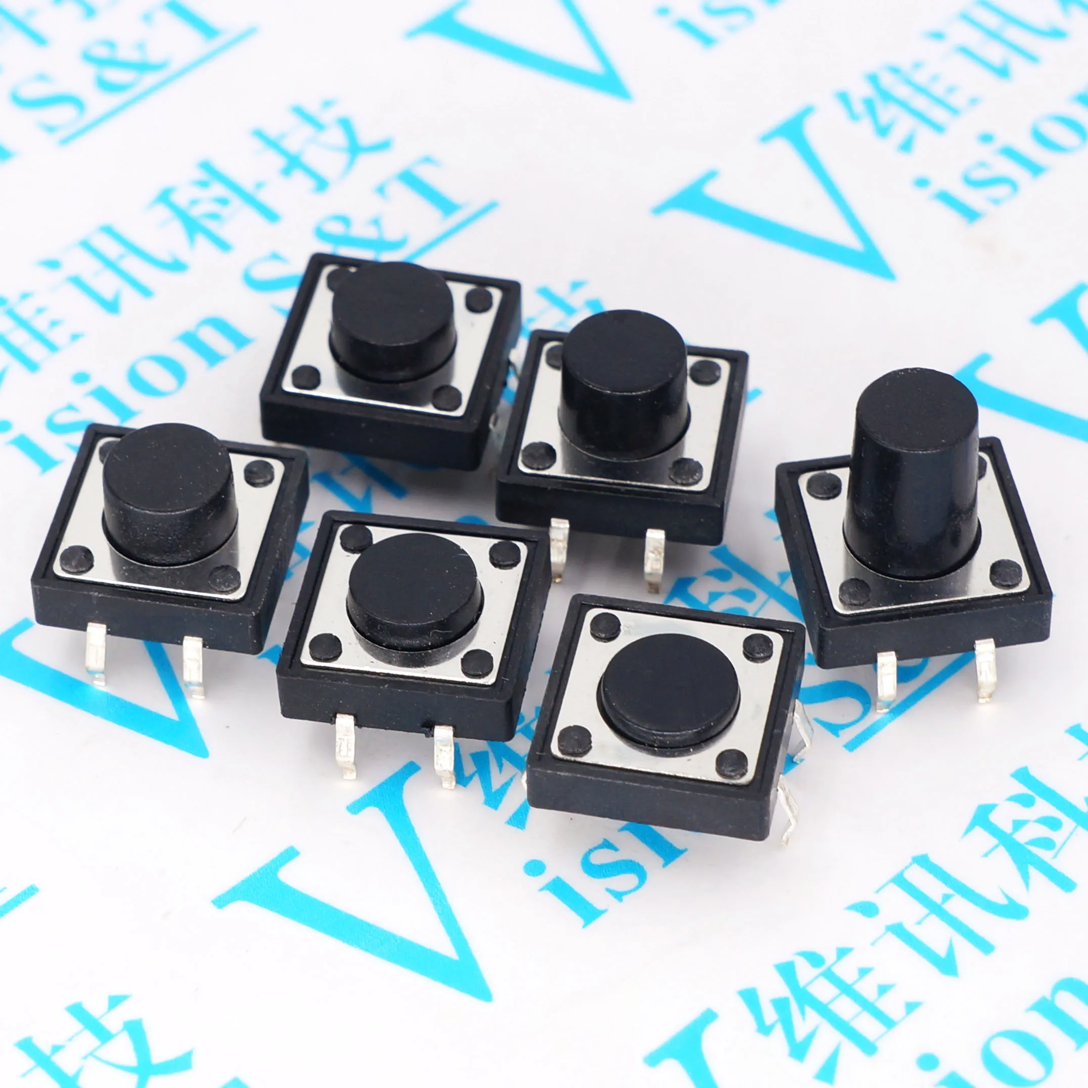 10 шт PCB Тактильные Такт Мини кнопочный переключатель SMD 4pin Микро Переключатель