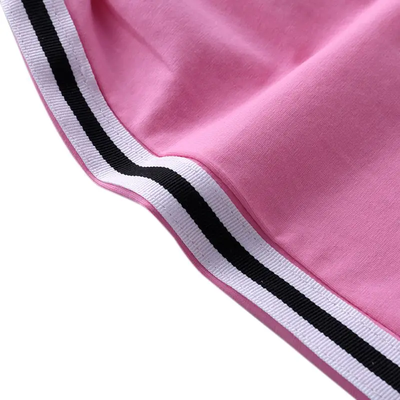 2018 новые летние детские комплекты с короткими рукавами для маленьких девочек