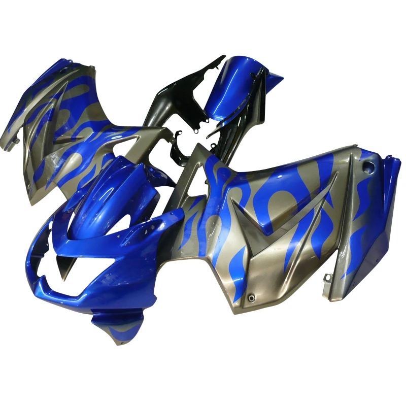 

ABS Motorcycle fairings kit for Kawasaki Ninja 250R 2008 2010 2014 EX250 08 09 10 14 ZX250R blue gray injection body fairing set