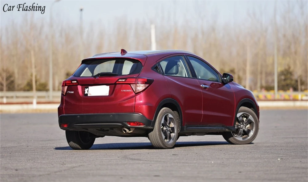 Автомобильная проблесковая 2 шт. для Honda hr-v HR-V светодиодный DRL отражатель светодиодный фары на задний бампер стоп-сигнал поворот сигнала