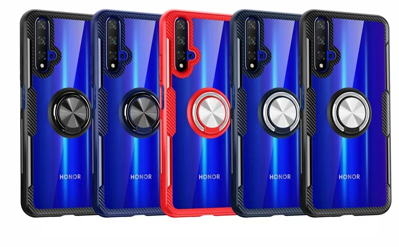 Чехол для Huawei Honor 20 чехол huawei Nova 5T honor X10 30s 30 Pro Plus view прозрачный мягкий с магнитной