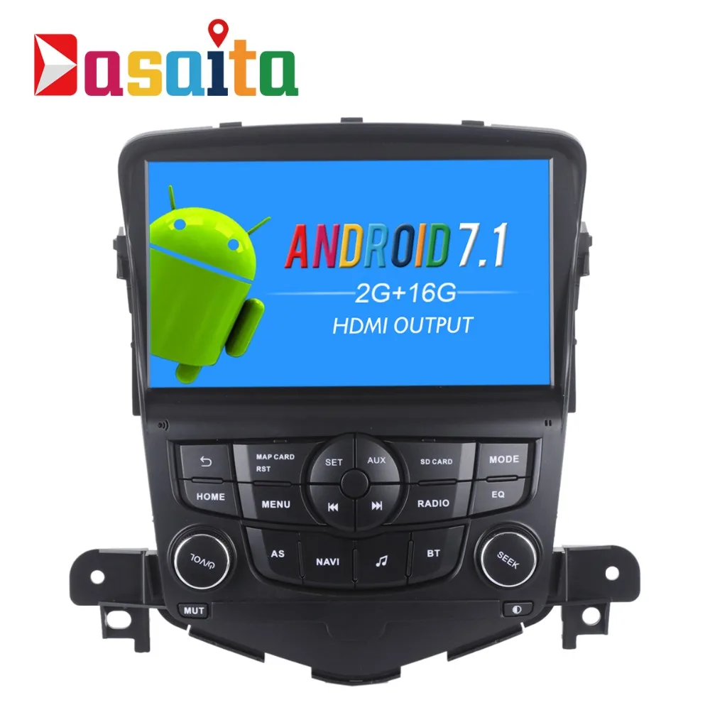 Автомобильный GPS-плеер Dasaita 8 дюймов Android 10 0 навигация для Chevrolet Cruze 2008-2011 2 ГБ + 16