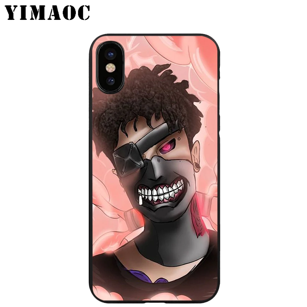 YIMAOC Scarlxrd J Bad boy Soft TPU Black Silicone Case for iPhone X or 10 8 7 6 6S Plus 5 5S SE Xr Xs Max |