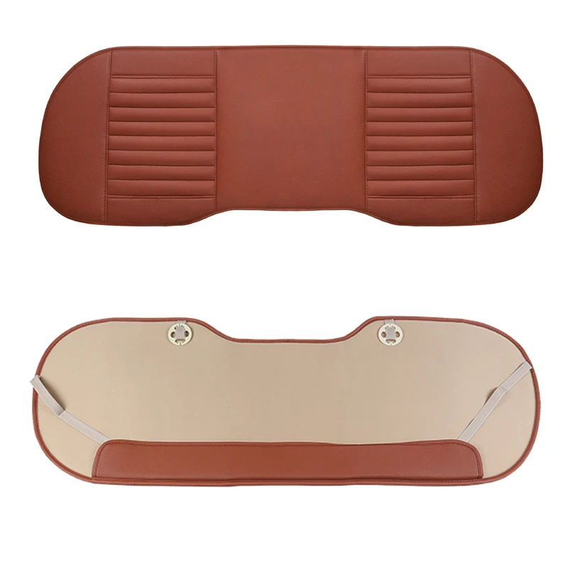 Universal Car Seat Cover PU Leather Bamboo Cushions Organizer Auto Back Rear Protector Mat Four Seasons Accessories | Автомобили и