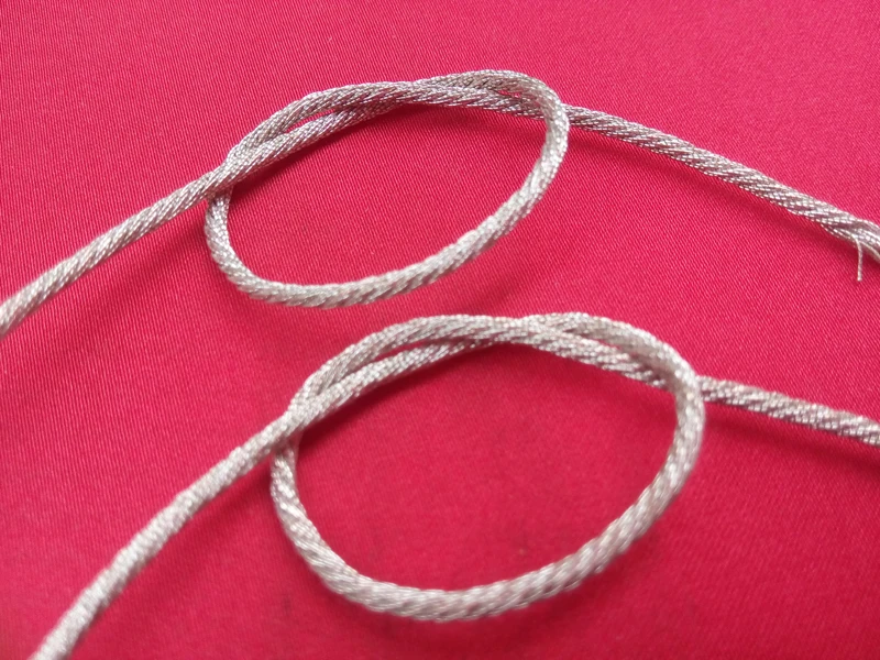 1 метр басовая звуковая катушка 24 нити многожильного провода посеребренный
