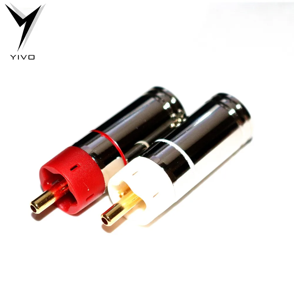 4 шт. YIVO XSSH аудио штекер Hi end Высокое качество Hifi DIY 9 мм посеребренный или