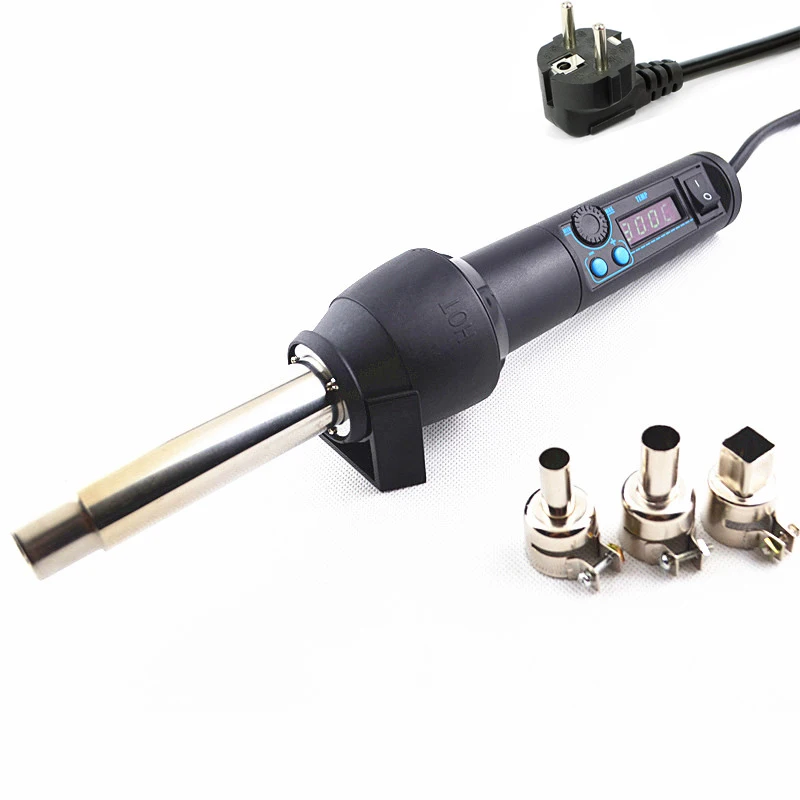 

YH-8858 Upgrade LED ESD Portable Constant temperature BGA Rework Solder Station Hot Air Adjustable Heat Gun Free shipping