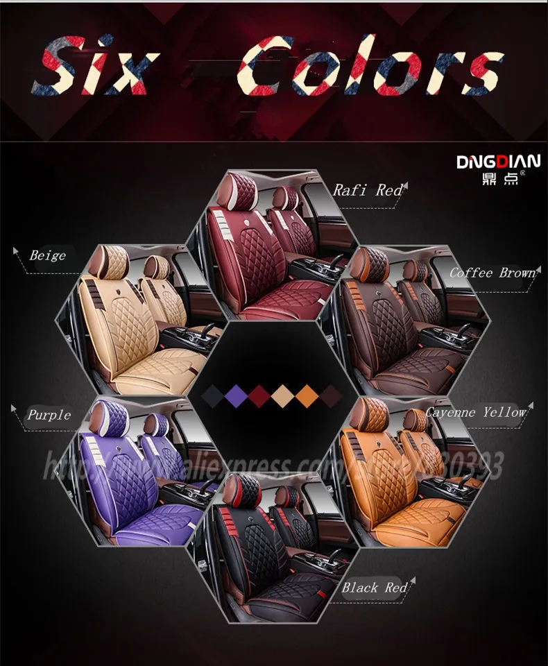 3D Стильный чехол для автокресла для Toyota Camry Corolla RAV4 Civic Highlander Land cruiser 200 Prado 150 120 Prius verso