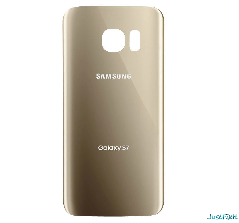 Для SAMSUNG Galaxy S7 edge G930A G930F G935F G935A Задняя крышка батареи Дверь стеклянная Корпус