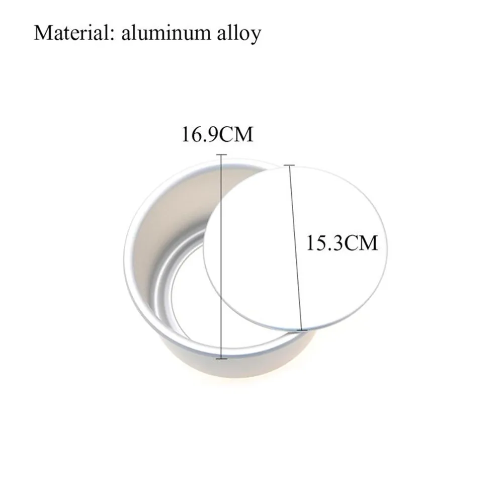 1 шт Прочный термостойкий Алюминиевый Сплав Углеродистая сталь съемное дно торта сковородки квадратная форма для выпечки Кухня Десерт инструмент#1975