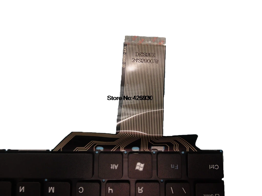 Laptop US RU Keyboard DK258E 342580016 YXT-NB92-10 English US Russia RU Black Without Frame New