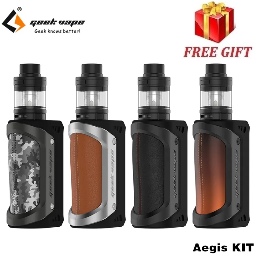Оригинальный GEEKVAPE Aegis комплект 100 Вт поле Mod и 4 5 мл электронная сигарета бак
