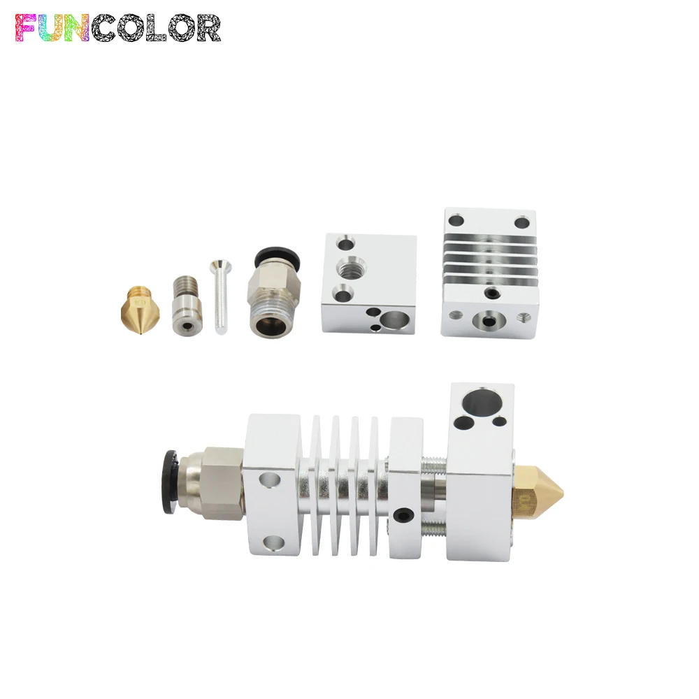 Funcolor CR10 Hotend J-Head 12V50W/24V50W экструдер Bowden в комплекте с кабелем для 3D-принтеры