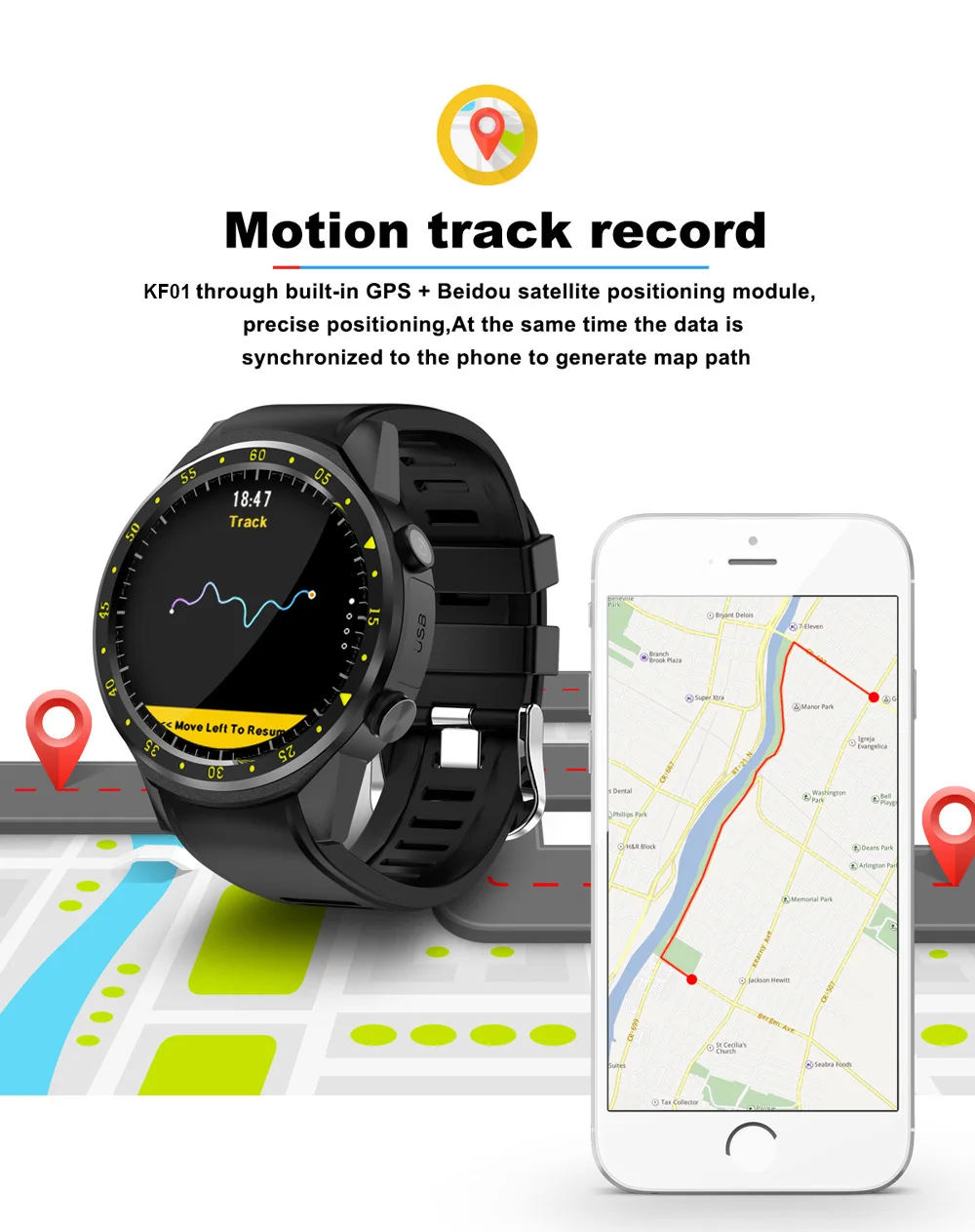 KIWITIME KF01 gps Смарт-часы, связанные с компасом, камерой, sim-картой, мужские Мульти-спортивные Смарт-часы для iPhone, huawei, Android Phone