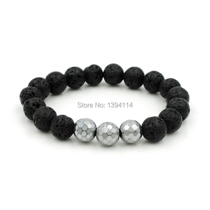 Титановые радужные/Золотые/серебряные r/коричневые гематит и вулканические